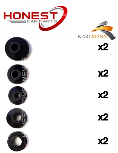 UNIVERSAL BALL JOINT TRACK ROD END RUBBER DUST COVER KIT FITS ALL CARS Karlmann - Picture 5 of 5