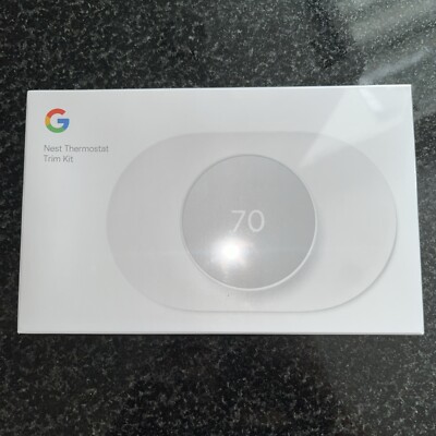 Google Nest Thermostat Trim Kit - Snow White (GA01837-US)