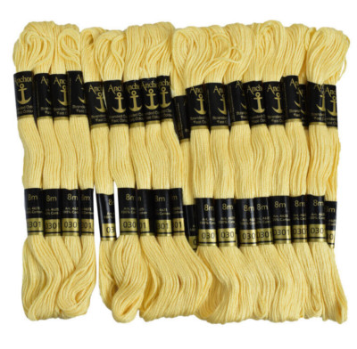 Anchor Threads Knitting Hand Crafting Cross Long Stitching Stranded Cotton,25Pcs