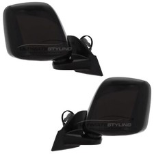 For Nissan NV200 Van 2009-2022 Electric Door Wing Mirrors Gloss Black Cover Pair