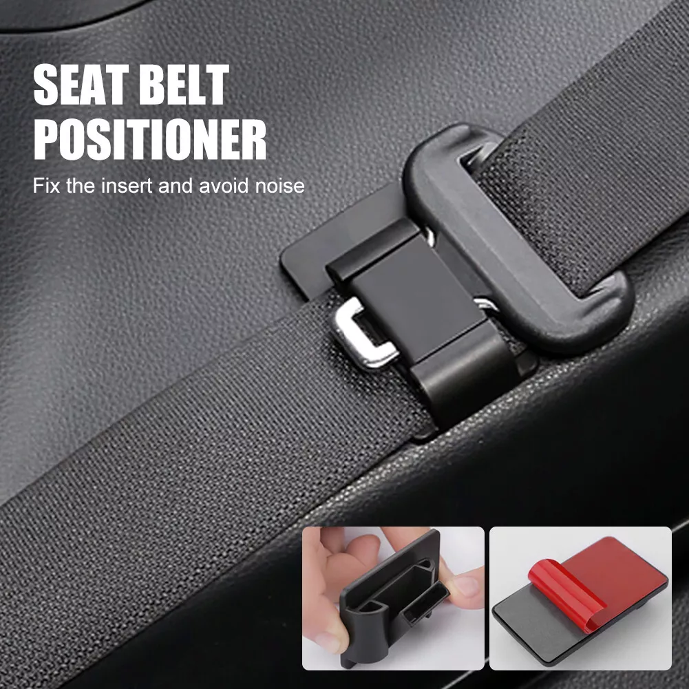 Seat belt holder clearance clip