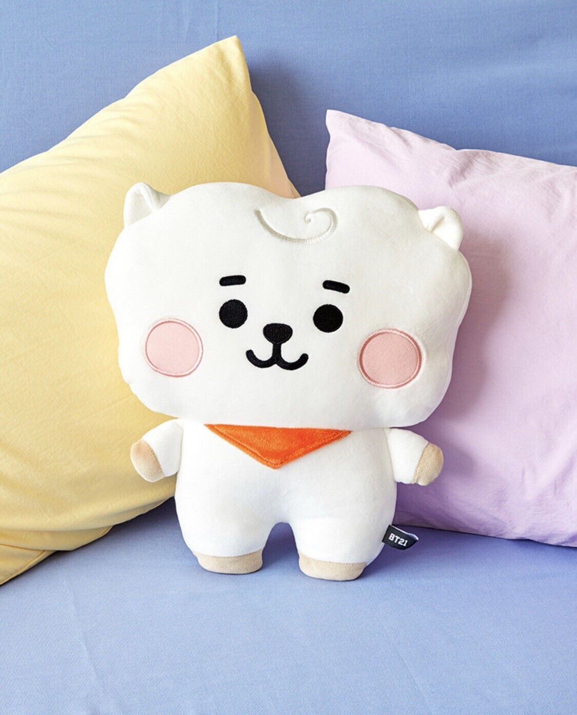 BTS BT21 RJ Baby Hug Me Cushion Plush Doll Line Friends Official K 