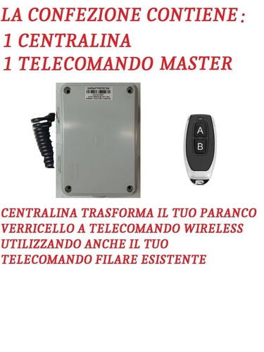 MODULO WIRELESS PER PARANCO MONTACARICHI DA BALCONE ELETTRICO 6-C - Foto 2 di 5