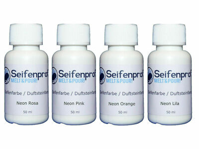 Seifenfarben - 200ml Sortiment Set1 ( große Auswahl ) 4 x 50ml