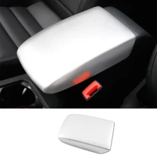 For Volkswagen Taos 21-2023 Matte Silver Central Console Armrest Box Cover Trim