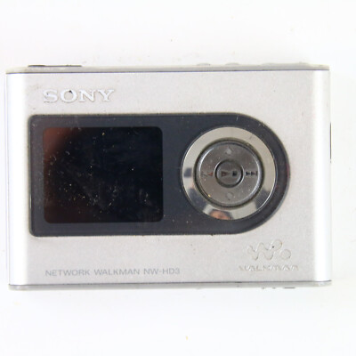 Tragbarer Media Player Sony Network Walkman NW-HD3 Silber Defekt Ungetestet