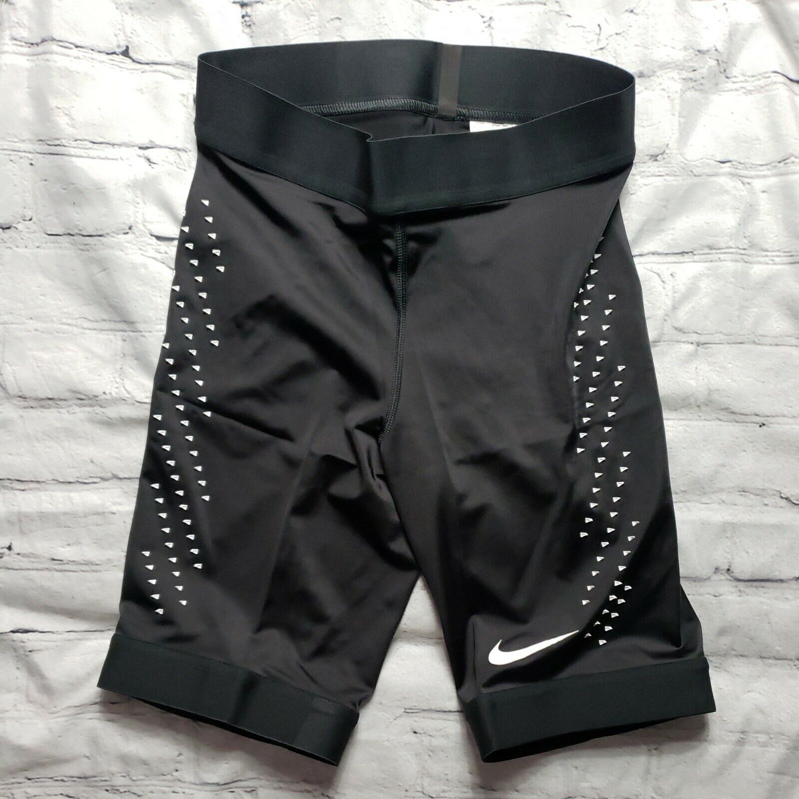 Nike Pro Elite Half Tights Navy Blue White Mens Sz XL Running 848912-XXX  Track