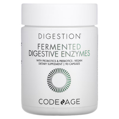 Codeage, fermentierte Verdauungsenzyme mit Probiotika, 90 Kappen