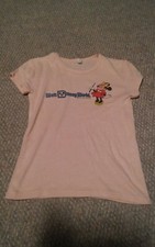 VTG 1978 Girls Walt Disney World Minnie Mouse Shirt Pink Youth Productions Rare