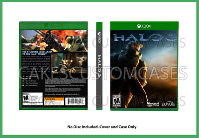 CUSTOM REPLACEMENT XBOX CASE Halo 3 NO DISC SEE DESCRIPTION