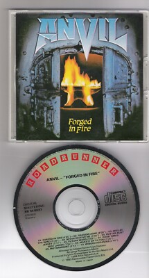 ANVIL original CD (!SLIM! snap case) Forged in fire 1985 on Roadrunner very good