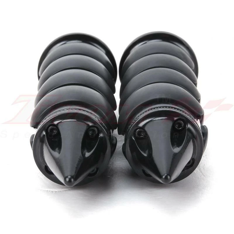 Empuñaduras antideslizantes universales para manillar de motocicleta de 1" 25 mm con clavo para Harley Foto 4 de 4