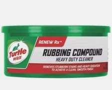 10 Cans TURTLE WAX  10.5OZ VEHICLE HEAVY DUTY RUBBING COMPOUND PASTE 4824470