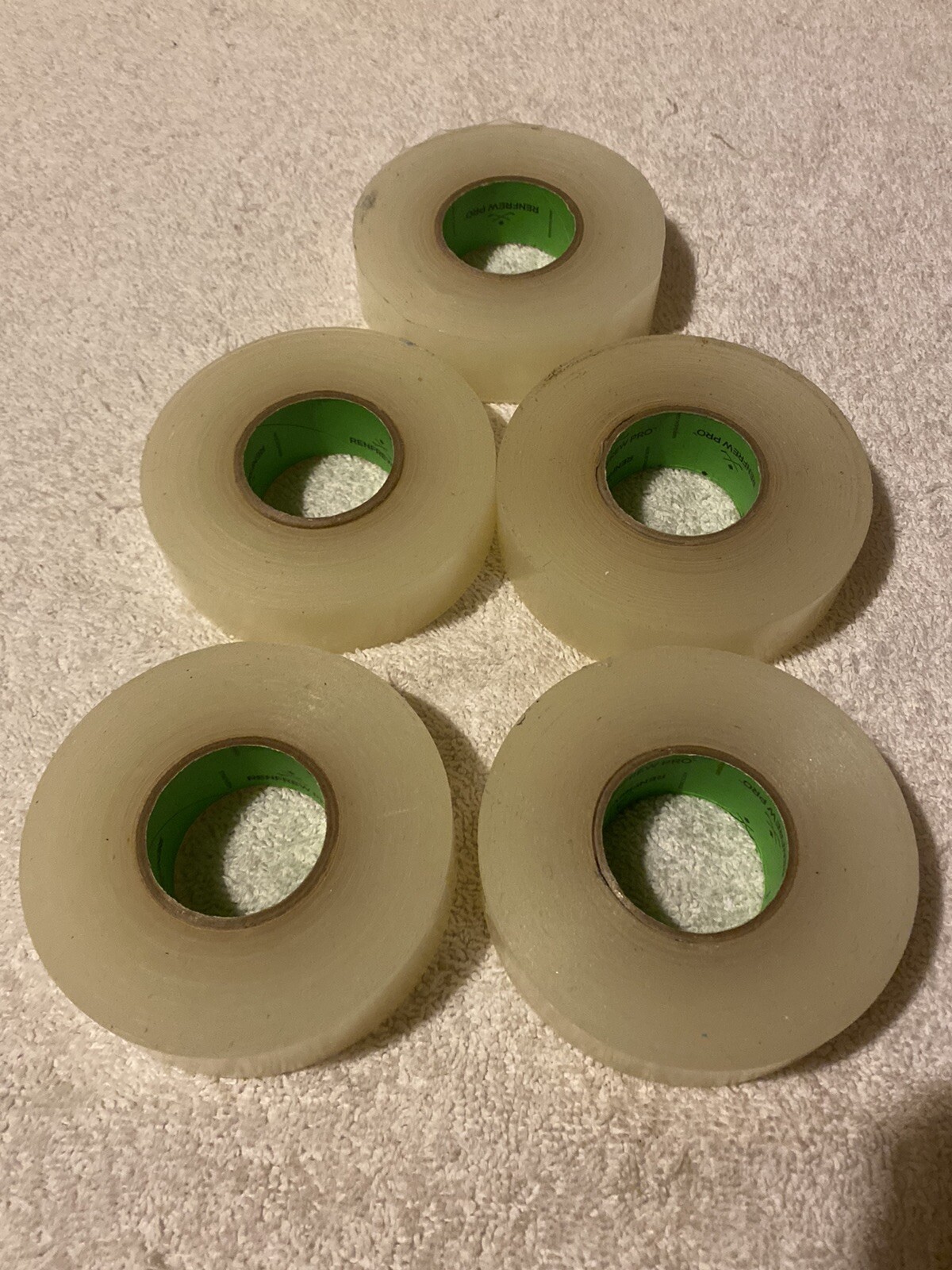 Renfrew Pro Hockey 5 Rolls Of Clear Hockey Tape New eBay