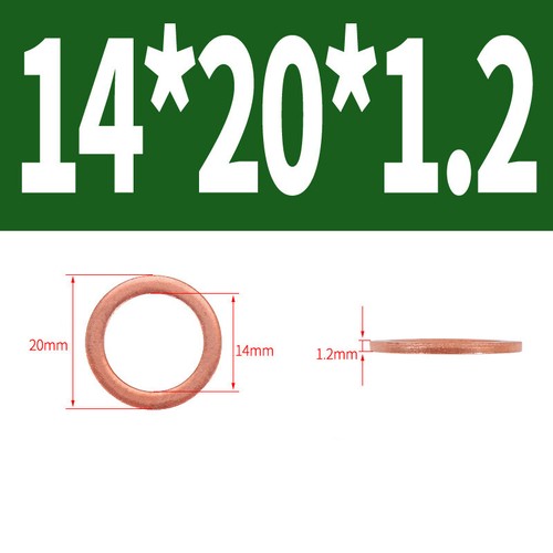 Kupferdichtung M3 M4 M5 M6 M8 - M60 Scheibe Dichtung Kupferdichtring DIN 7603 A - Bild 80 von 127