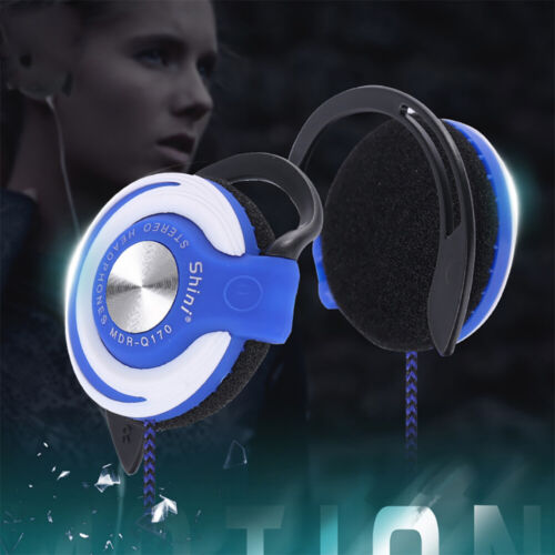 3.5mm Wired Headphones Heavy Bass Headset Over-ear Sports Earphone for Phone - Picture 2 of 14
