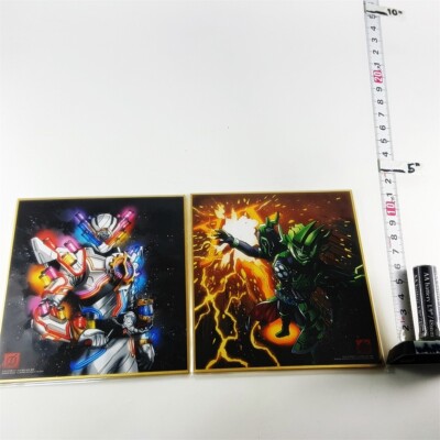 Kamen Rider Build & Kronos Art Shikishi Board set Bandai From