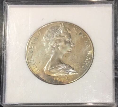 MONEDA NEW ZEALAND 1 DOLLAR 1974 - Xth BRITISH COMMONWEALTH GAMES 1974 - Bild 2 von 2