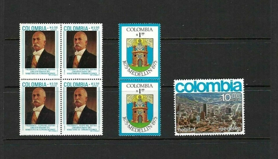 ''MUSEO FILATELICO BANCO DE LA REPUBLICA.- MEDELLIN COLOMBIA    1973-1977  LOT.  - Image 2 of 2