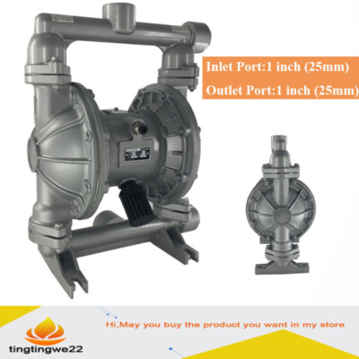 Industrial Air-operated Double Diaphragm Pump 1'' Inlet/Outlet 115PSI 24GPM