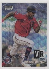 2021 Topps Stadium Club Chrome Virtual Reality Wave Refractor Byron Buxton 8h7