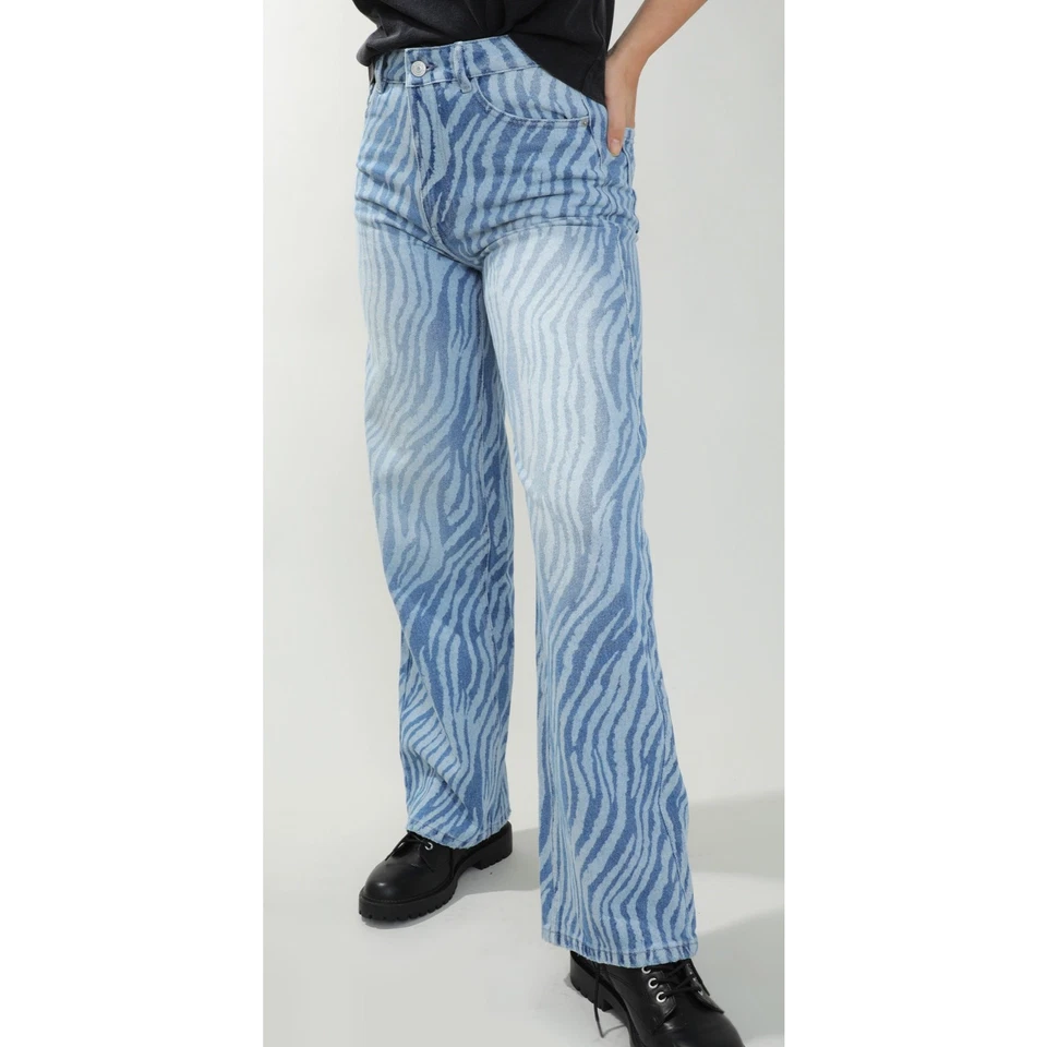 Pimkie Mujer Talla 42 US 12 Animal Print Jeans  Foto 2 de 4