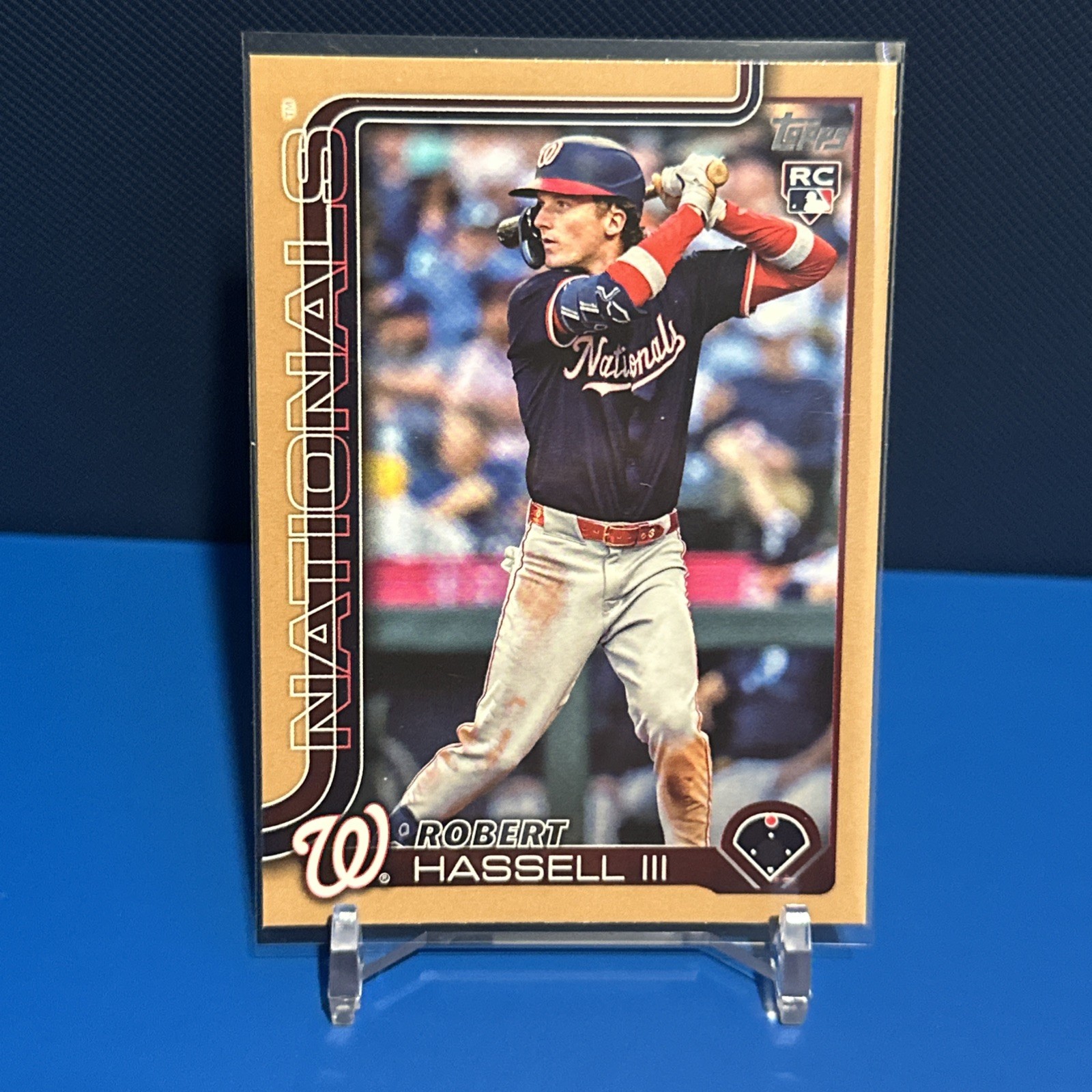2025 Topps Update Series Robert Hassell III Gold 1271/2025 #US109 Nationals RC