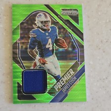 James Cook Buffalo Bills Panini Prizm Premier Neon Green Pulsar #PJY-JCK