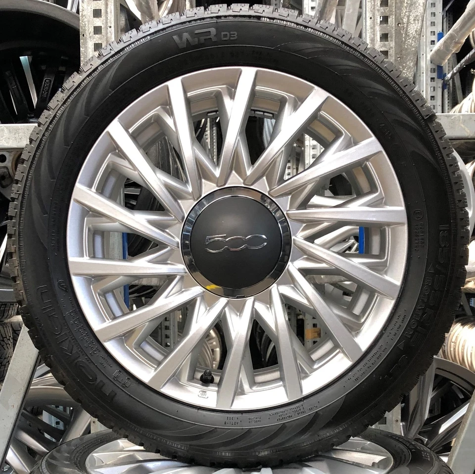 4x Original Fiat Winterräder 185/55 R15 82T - für Fiat 500 111 - Bild 2 von 3