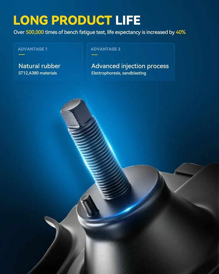 4pcs Engine and Trans Mount For 2004 Kia Spectra 2.0L 2005-2006 All Engines Set - Image 3 of 4