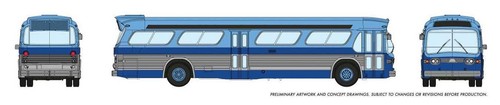 Autobús Rapido N 1959-1986 GM New Look-Fishbowl con faros funcionales conjunto 573005 | Zustand: New