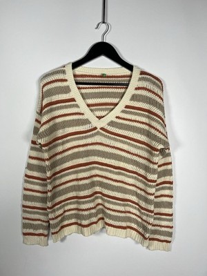 UNITED COLORS OF BENETTON Pullover - Large - gestreift - Top Zustand - Damen
