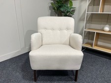 Swoon London Armchair, Dark Leg, House Weave Chalk. RRP £659!