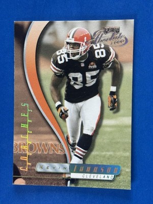 2000 Playoff Absolute Coaches Honors #40 Kevin Johnson Cleveland Browns #/300