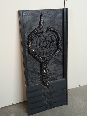 Original Found Object/Mixed Media/Assemblage Art Piece 48'' H x 21'' W x 2'' D
