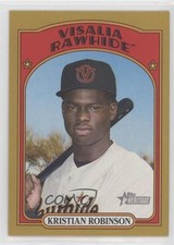 2021 Heritage Minor League Edition Gold Border 13/18 Kristian Robinson #129 03hd