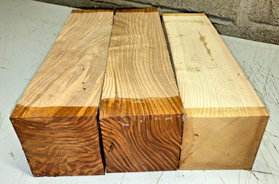 75 MM QUADRATE 3 STÜCK POSTEN 824A OLIVE ESCHE DRECHSELHOLZ ROHLING