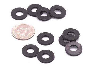 #ad 1 4quot; ID x 1 2quot; OD x 1 16quot; EPDM Rubber Washers for Facility Maintenance 50 Pack $16.95