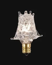B&P Lamp 7120V, "Star" Incandescent Light Bulb, Candelabra Base, 2 3/4" height