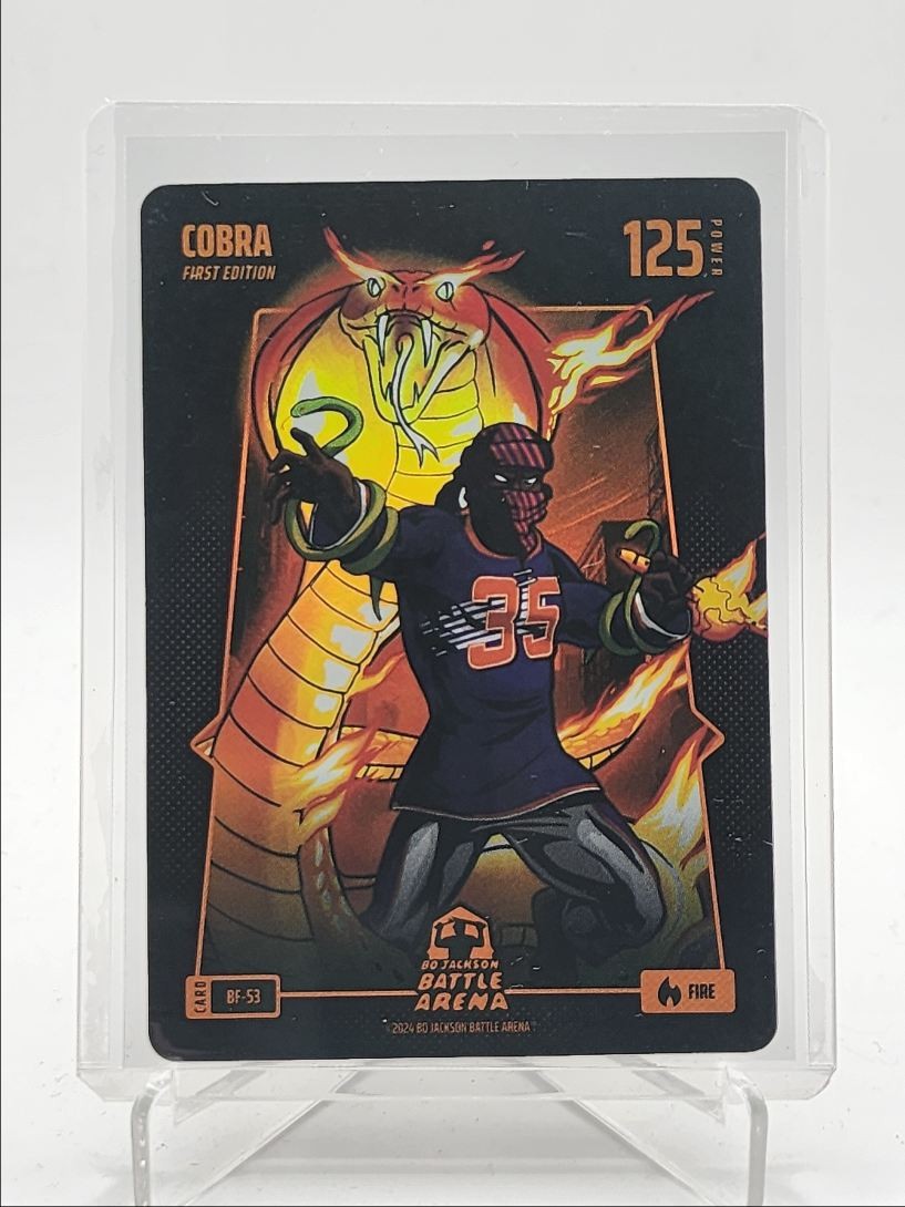 KEVIN DURANT COBRA 2024 BO JACKSON BATTLE ARENA FIRE FIRST FOIL G Q5918