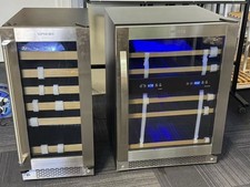 2 Heavy duty Stainless Steel Dual Zone Built-in&Freestanding wine cooler Fridge