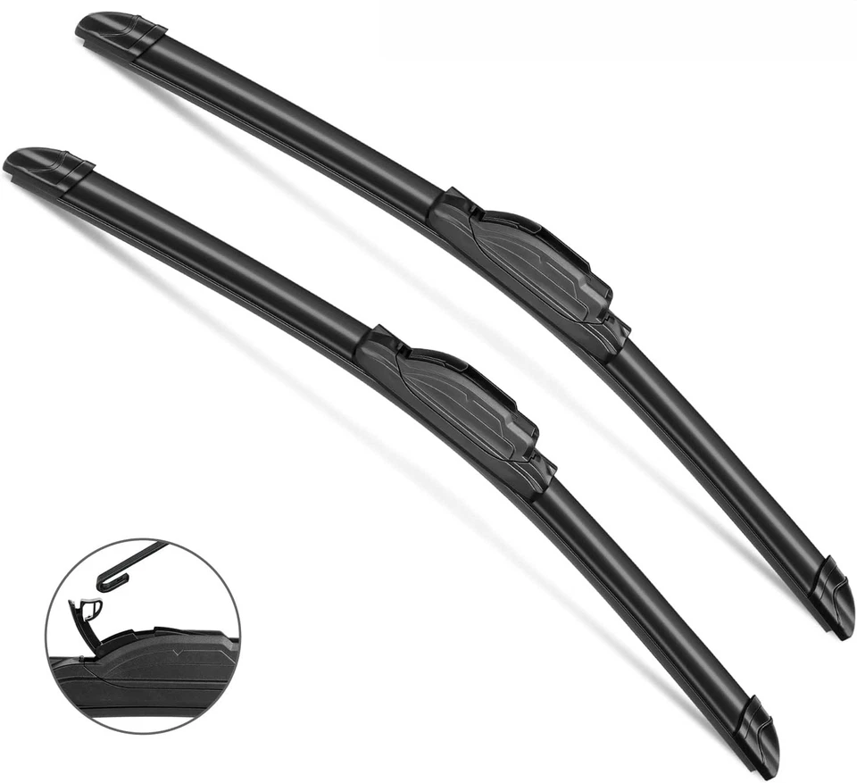 3Pcs Windshield Wipers for Jeep Wangler 2007-2017, Jeep Wrangler JK 2008-2018 - Изображение 2 из 4