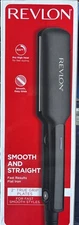 REVLON Smooth and Straight Ceramic Flat Iron Fast Results Smooth Styles 2 in.