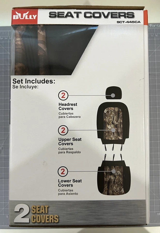 Fundas de asiento para camión/SUV - Bully 2 fundas de asiento SCT-445CA (camuflaje) Foto 4 de 4