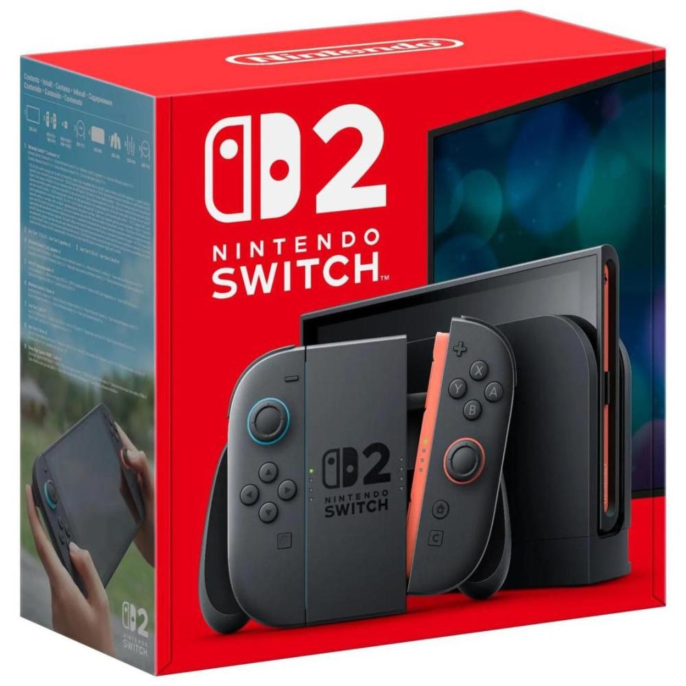 Nintendo Switch 2 Nuova Edizione 2025 256Gb Memoria Console Portatile 2 Joypad