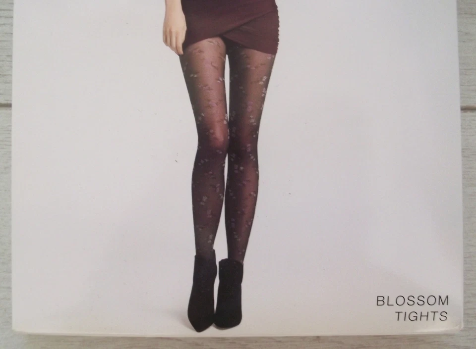 Medias Sunning 'Blossom' transparentes con estampado floral - desnudas - grandes/extra grandes/XL Foto 4 de 4