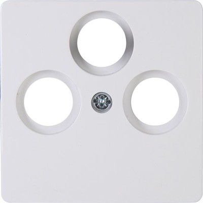 Kopp Paris Abdeckung Für Antennensteckdose TV/RF/SAT, Passend Für