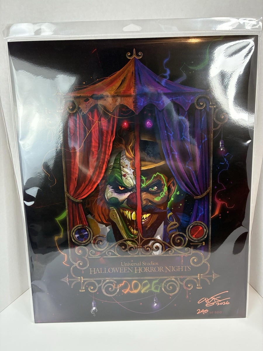 ユニバ非売品ファイルハロウィン Universal HHN Halloween Horror Nights 2026 Jack Vs Oddfellow