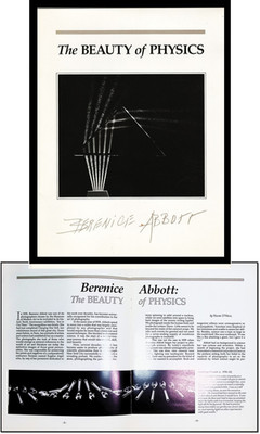 BERENICE ABBOTT Beauty of Physics 1987 Photo Exhibition Catalog Science FINE