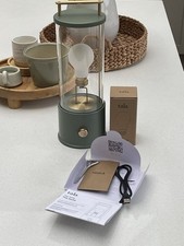 Tala “The Muse“ portable LED lamp. Farrow & Ball Colour “Pleasure Garden (Green)